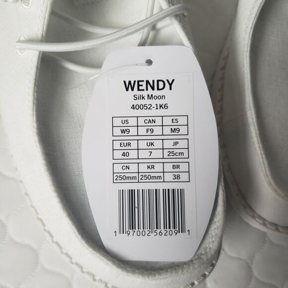 NWT Hey Dude Womens Wendy Silk Moon White Slip On Casual Shoes size 9 - Picture 9 of 9